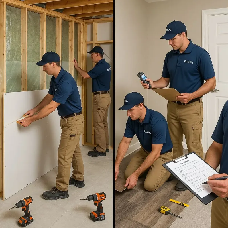 Repairs and Reconstruction process in Port Washington North, NY